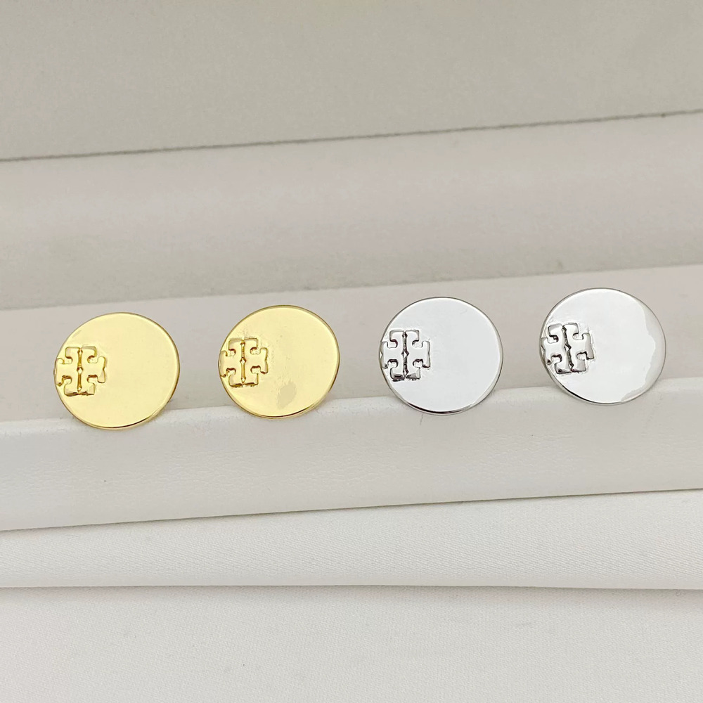 Tory Burch Button Gold Plated
